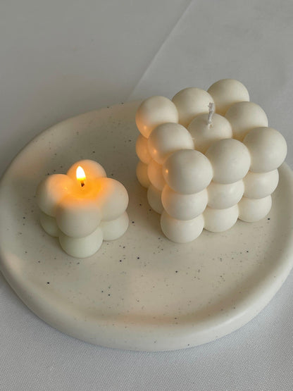 Bougie Bubble Duo | Bougie décorative - Lumea Candle