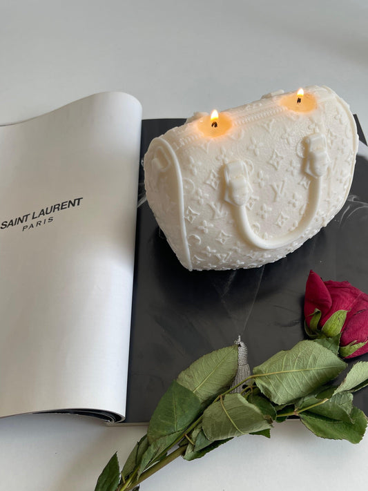 Bougie inspirée du sac de Luxe | Bougie décorative - Lumea Candle